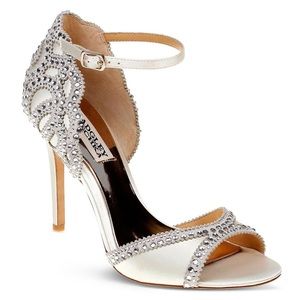 Badgley Mischka Women's Roxy Wedding Heels, Ivory